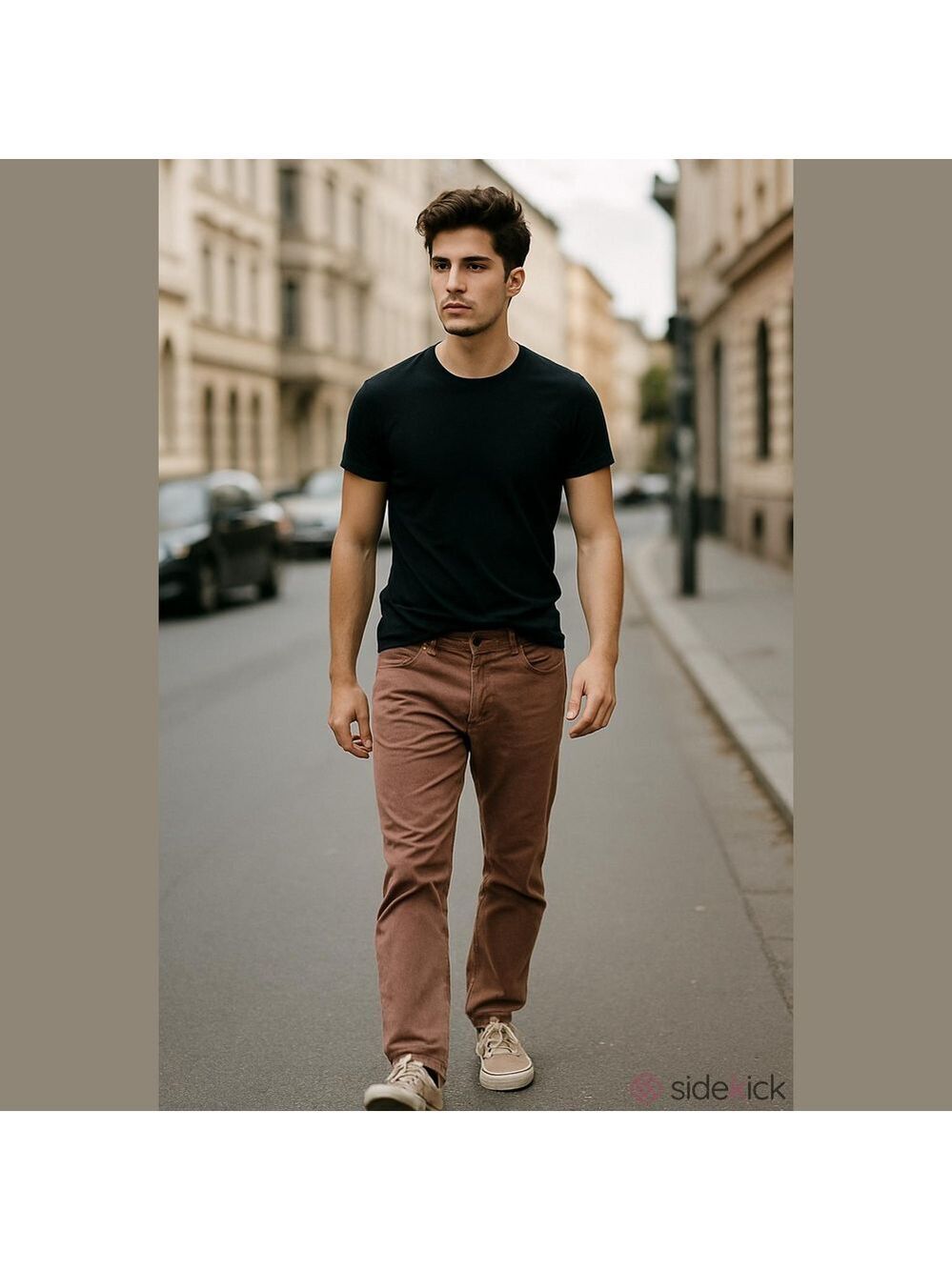 4/$97 Deal! 34 Heritage Courage Straight Fit Men's Jeans in Dusty Brown